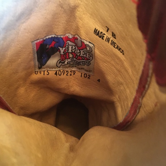 Yippee Kay Yay Old Gringo Red & Cream Boots! - Picture 12 of 16